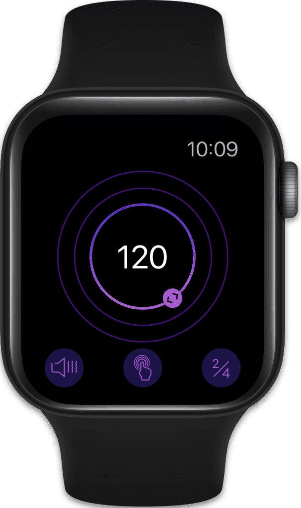 It is the smartwatch with BeatKeeper app